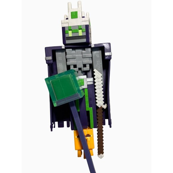 Minecraft Ultimate Adventure Purple Action Figure Nameless One Custom Lot - Picture 2 of 8